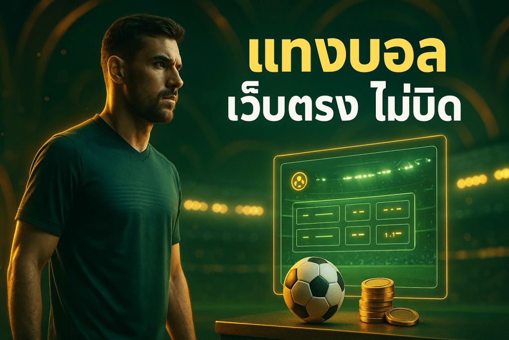 แทงบอล เว็บตรง ไม่บิด